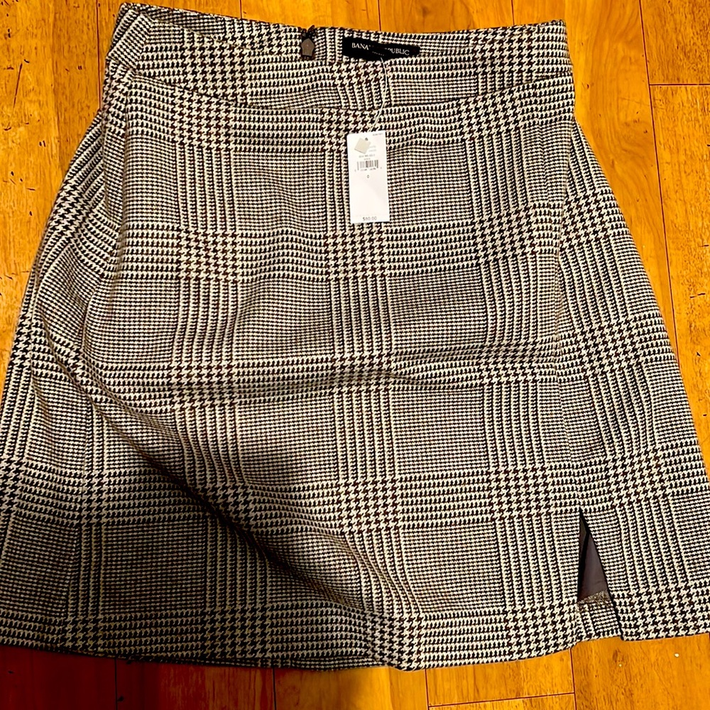 PLAID MINI SKIRT size 0
